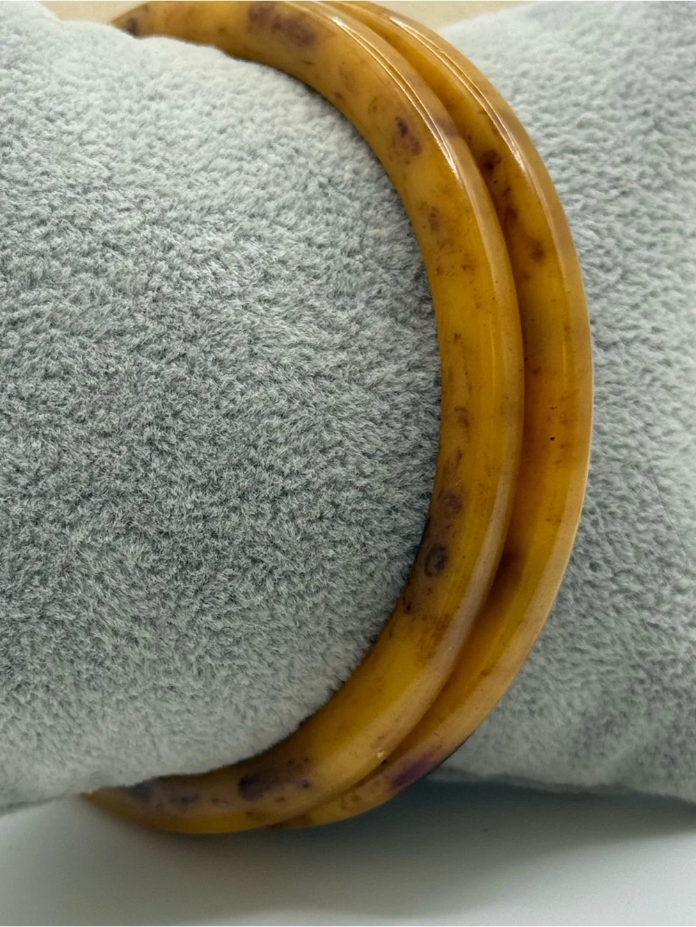 Set of two Mississippi Mud Bakelite Bangle Bracelet Vintage